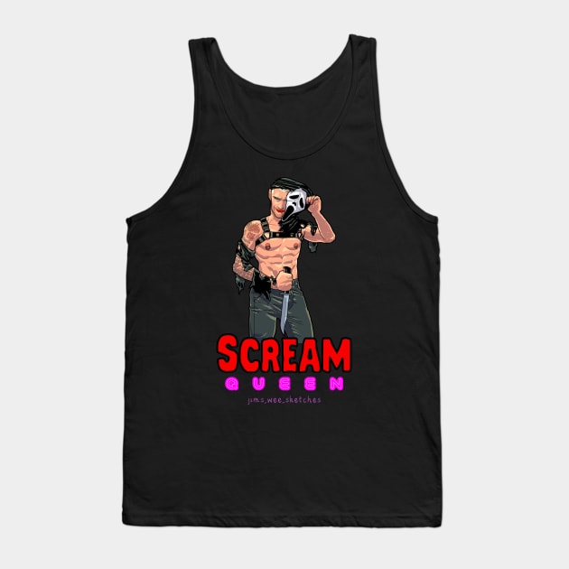 Scream Queen Tank Top by Jims_wee_sketches